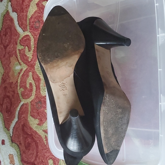 Via Spiga Black Suede Bootie 11M - Picture 7 of 8